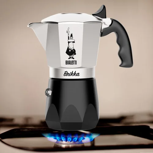 Vista 4 de Bialetti Bricca NUEVA 4 Tazas Tipo Fuego Abierto (Cafetera, Máquina de Espresso)