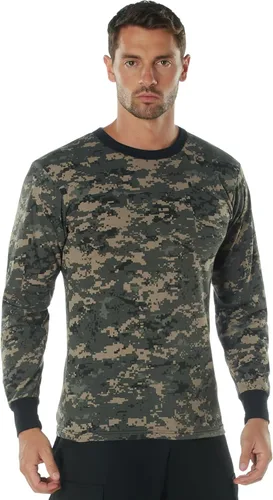 Vista 10 de Rothco Long Sleeve Camo T-Shirt ACU Digital Camo