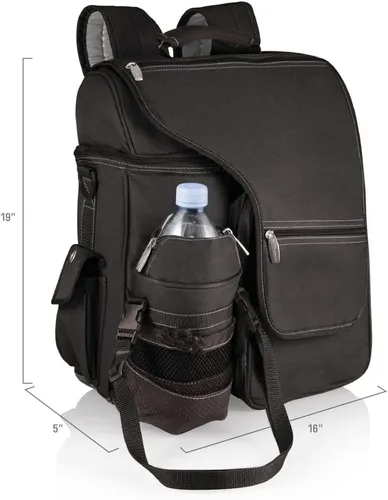 Vista 6 de NCAA Virginia Cavaliers Turismo Mochila hielera con portador de botella de agua - Mochila enfriadora suave - Bolsa enfriadora de viaje