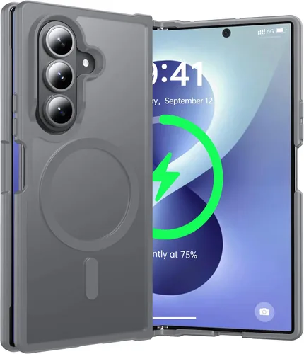 Vista 21 de Funda para Samsung Galaxy 8 Fold Z compatible con MagSafe, transparente
