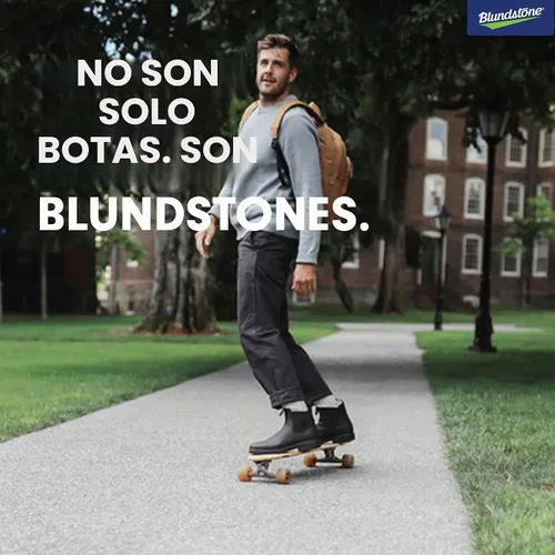 Vista 8 de Blundstone Botas Chelsea de vestir para hombre y mujer Negro