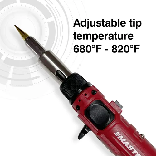Vista 6 de Master Appliance PI-20SiK Kit profesional de soldadura de butano inalámbrico [estación de soldadura portátil y herramienta de calor] - Autoencendido