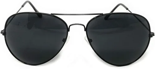 Vista 2 de WebDeals - Gafas de sol con marco de metal de aviador estilo clásico