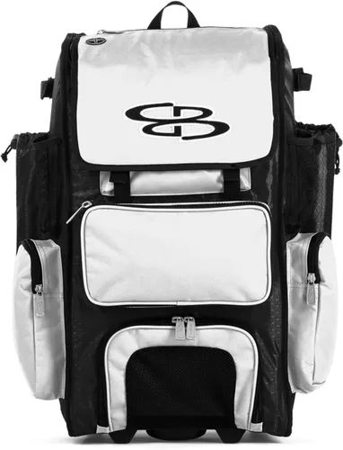 Vista 97 de Boombah Rolling Superpack - Bolsa para equipo de béisbol/sóftbol, varios colores, mango telescópico y capacidad para 4 murciélagos, versión