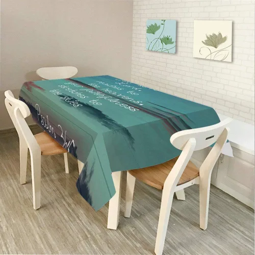 Vista 2 de Moslion Mantel rectangular decorativo para mesa de comedor, barbacoa, picnic, mesa de centro de 60.0 x 100.0 in