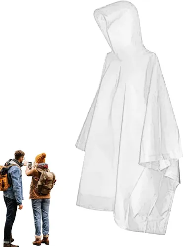 Vista 8 de Ropa de lluvia para mujer, abrigo de compresión de PE Rafting, impermeable ligero para hombre, abrigo de compresión impermeable estilo tarjeta
