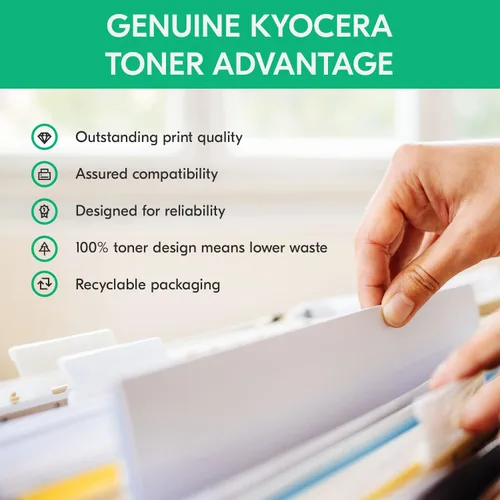 Vista 4 de KYOCERA TK-5232C Cartucho de tóner cian para impresoras láser modelo P5021cdw y M5521cdw (1T02R9CUSV)