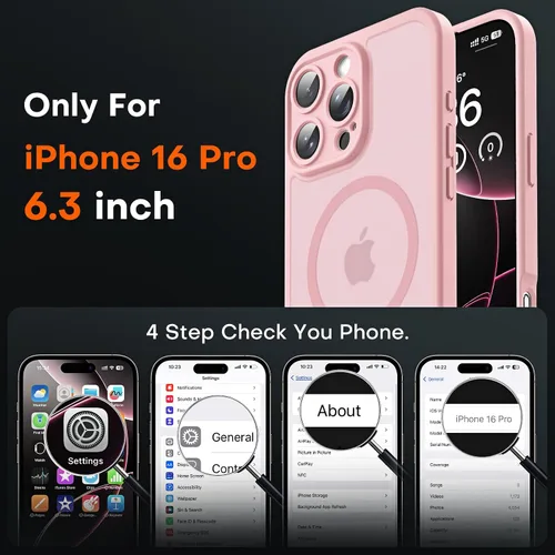 Vista 29 de TOCOL Funda para iPhone 11, compatible con Magsafe, protección completa de cámara, imanes integrados, protección contra caídas, funda translúcida