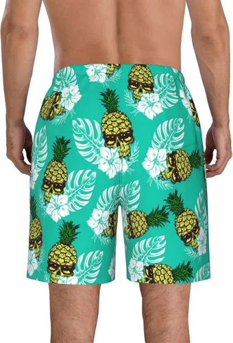 Vista 7 de FREEHOTU Men's Swim Trunks Beach Board Shorts Quick Dry Swimwear Sports with Pockets