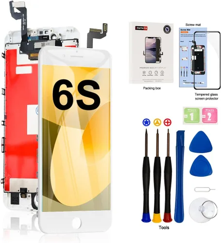 Vista 24 de EFAITHFIX para iPhone 7 Plus reemplazo de pantalla LCD negra de 5.5 pulgadas, conjunto de marco de visualización LCD, pantalla táctil 3D