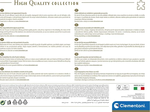 Vista 3 de Clementoni - 39656 - Puzzle Harry Potter - Rompecabezas de 1000 piezas, hecho en Italia, rompecabezas para adultos