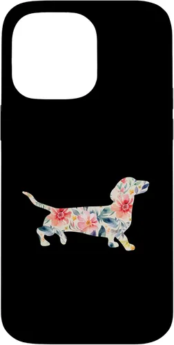 Vista 20 de Funda para perro salchicha floral para iPhone 12 mini