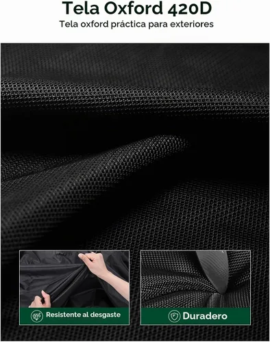 Vista 4 de PawGiant Funda de repuesto para perrera para exteriores, cubierta impermeable 420D resistente a los rayos UV para recinto grande de 9.8 x 9.8 pies