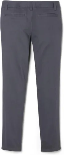 Vista 2 de French Toast Pantalones de uniforme ajustados de sarga elástica para niñas
