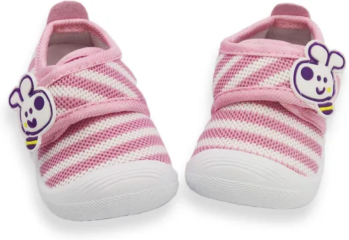 Vista 4 de WILLFUN Zapatos chirriantes para bebés, niños y niñas, tenis para primeros caminos, suela suave, para niños pequeños de 0 a 3 años