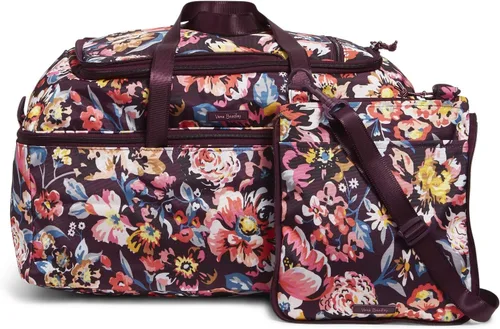 Vista 6 de Vera Bradley Bolsa de viaje convertible Lighten Up para mujer, diseño de margaritas, talla única