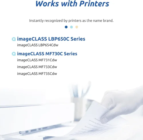 Vista 2 de INK E-SALE Cartucho de tóner compatible 046H de repuesto para Canon CRG-046H CRG 046H Toner para Color Canon i-Sensys BP653Cdw LBP654Cx MF732Cdw