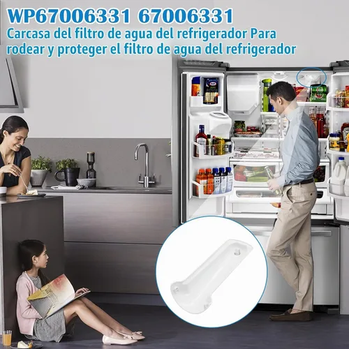 Vista 7 de WP67006331 67006331 Reemplazo para la tapa del filtro de agua Whirlpool AP6010501 67006331 PS11743682 1187210 12960301, cubierta del filtro de agua