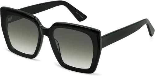 Vista 2 de URBNKRU Gafas de sol polarizadas de gran tamaño sin costuras de diseñador de moda para mujer