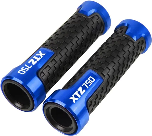 Vista 7 de Motorcycle Handlebar Grips for XTZ750 XTZ 750 1989-1996 1995 1994 1993 7/8" 22MM Motorcycles Hand Grips Handle Bar End Cap Plug Handlebar Knobs Black