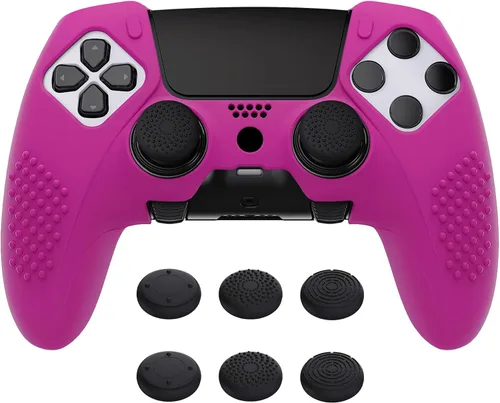 Vista 124 de PlayVital 3D Studded Edition Anti-Slip Silicone Cover Case for ps5 Edge Controller, Soft Rubber Protector Skin for ps5 Edge Wireless Controller with