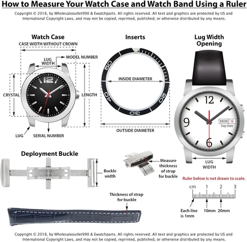 Vista 9 de Ewatchparts PULSERA DE RELOJ OYSTER DE 20MM COMPATIBLE CON ROLEX SUBMARINER SHINY CENTER FLIP LOCK TQ Plata