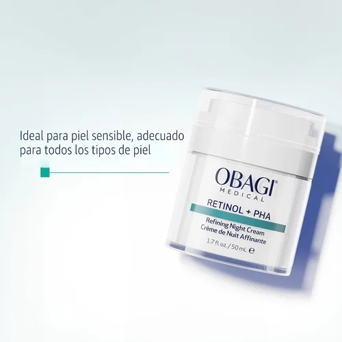 Vista 9 de Obagi Medical Retinol + PHA Refining Night Cream - Clínicamente probada, de doble acción, crema facial antienvejecimiento durante la noche para una