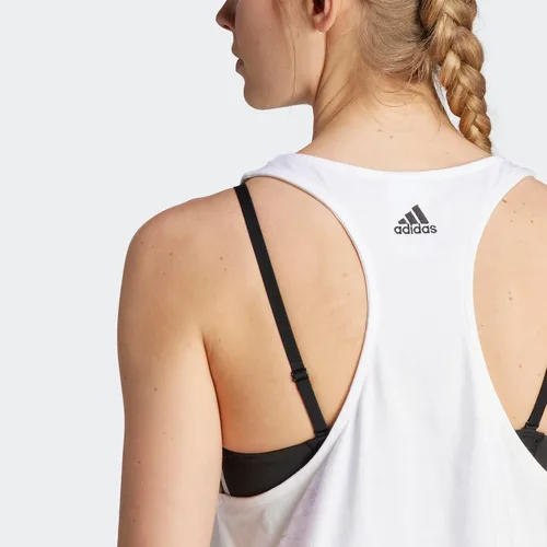 Vista 8 de Adidas Camiseta sin mangas con logotipo holgado para mujer
