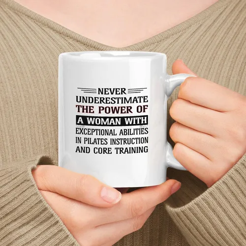 Vista 99 de Taza de cerámica blanca de 11 oz de regalo para mujer, nunca subestimes el poder de la mujer con talento para un diseño de software escalable