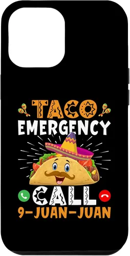Vista 6 de iPhone 15 Taco Emergency Call Nine-Juan-Juan, divertido estuche para disfraces de tacos
