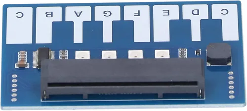 Vista 5 de Mini módulo de piano, mini módulo de piano para micro:bit, mini módulo de piano placa de expansión controlador táctil capacitivo TTP229 I2C interfaz