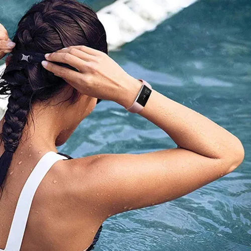 Vista 2 de Correas compatibles con Fitbit Charge 2, correas de repuesto de silicona suave, correas deportivas ajustables, accesorios para Fitbit Charge 2