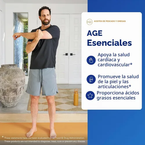 Vista 3 de Pure Encapsulations EFA Essentials, 120 cápsulas de cápsulas blandas
