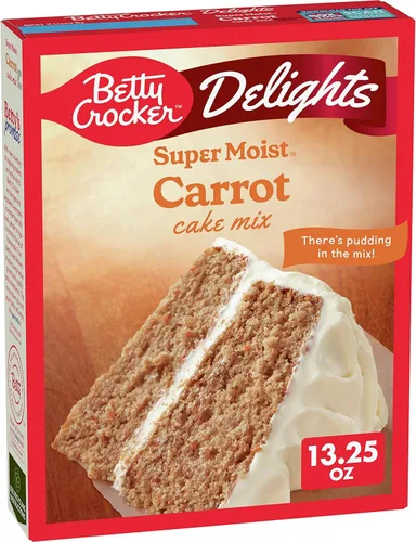 Vista 43 de Betty Crocker Delights Mezcla de pastel de vainilla francesa súper húmeda, 13.25 onzas Pudding In The Mix For Moist Texture, Doubles As Cupcake