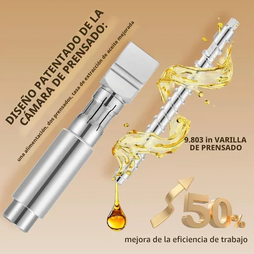 Vista 3 de CGOLDENWALL Máquina de prensa de aceite comercial de 3000 W Expulsor extractor de aceite con controlador de temperatura inteligente/motor