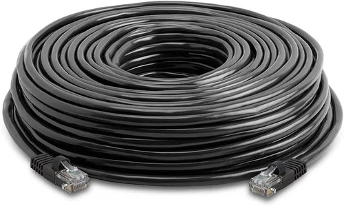 Vista 128 de Cmple - Cable Ethernet Cat5e de 1.5 pies, Cable Patch Ethernet UTP Cat 5e de 350 MHz, Cable LAN de red de 1 Gbps, conectores RJ45, compatible