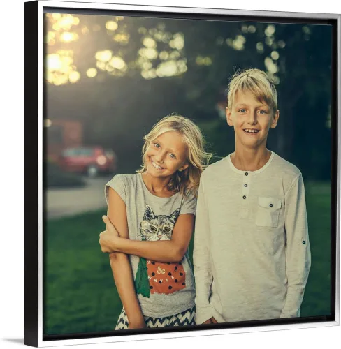 Vista 13 de Impresiones en lienzo personalizadas con tus fotos, impresiones artísticas personalizadas de fotos a lienzo para fotos de familiares, bodas Sin marco