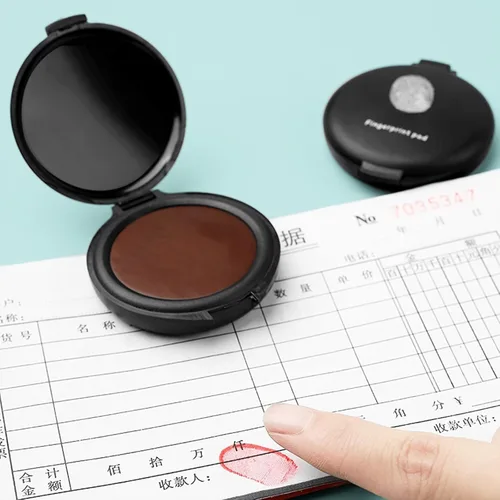 Vista 4 de Fingerprint Pad Fingerprint Pad Thumb Print Pad Quick Dry Pad Notary Supplies for Identification Security