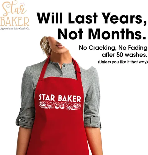 Vista 2 de Star Baker GBBO Amateur Baker American British Baking Show Pastelería Chef Regalo Delantal de Cocina