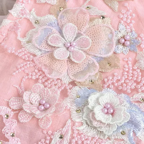 Vista 49 de IDOPIP Conjunto de ropa de 1er cumpleaños para niñas con estampado floral, estilo bohemio, con encaje, tutú y diadema de princesa