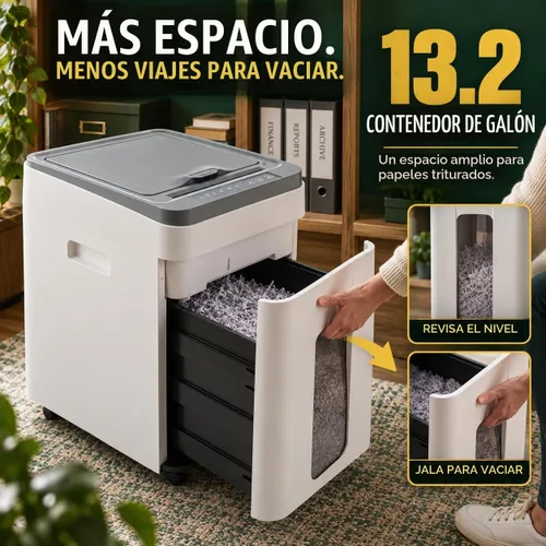 Vista 5 de Trituradora de papel de alimentación automática Nivel