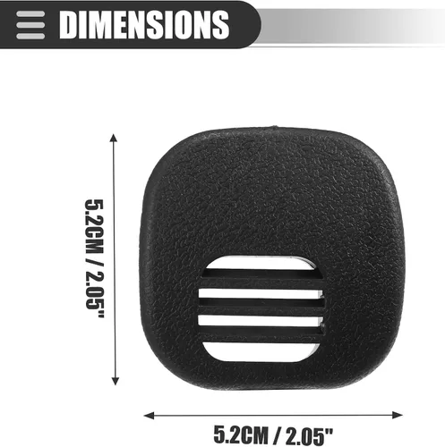 Vista 5 de Motoforti Cubierta del sensor de temperatura del aire, salpicadero de ventilación central de rejilla, para Chevrolet Corvette 5.7L 1997-2004