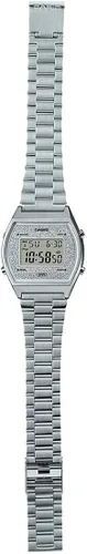 Vista 5 de Casio B640WDG-7DF Reloj unisex de cuarzo plateado de acero inoxidable