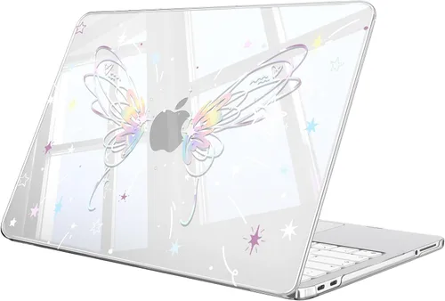 Vista 13 de Fintie Funda para MacBook Neo de 13 pulgadas A3404 2026, transparente Cristal transparente