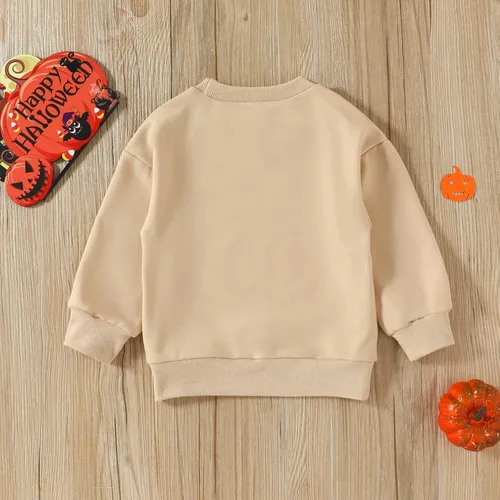Vista 268 de Disfraz de Halloween para bebé, sudadera de calabaza con cuello redondo, suéter de manga larga, ropa de otoño