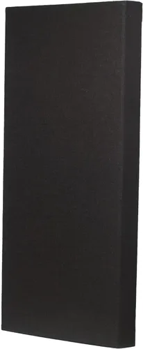 Vista 4 de ATS Acoustics Panel acústico absorbente de sonido 24" x 48" x 4" borde biselado (negro)