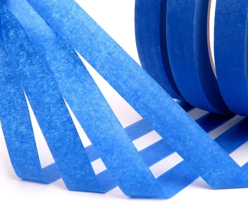 Vista 9 de Cinta adhesiva para pintores azul 1/2 pulgadas x 30 yardas - Uso multisuperficie - 120 yardas en total - 4 rollos