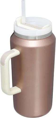 Vista 2 de Stanley Quencher H2.0 Termo con Asa y Pajita 64 oz Tapa Flowstate de 3 Posiciones Gran Capacidad para Viajes y Deportes Termo de Acero