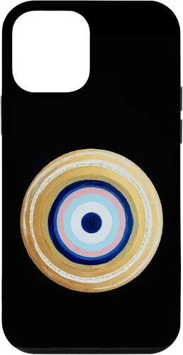 Vista 16 de Carcasa para iPhone 17 con protección contra maldiciones amarillas y negras, color rosa
