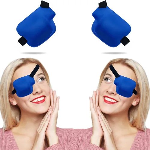 Vista 12 de Parche para ojos 3D, parches médicos para adultos y niños, parches para ojos perezosos para ambliopía 3D para ojo izquierdo